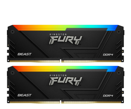 Pamięć RAM KINGSTON DDR4 Fury Beast    RGB  16GB(2* 8GB)/3200  CL16
